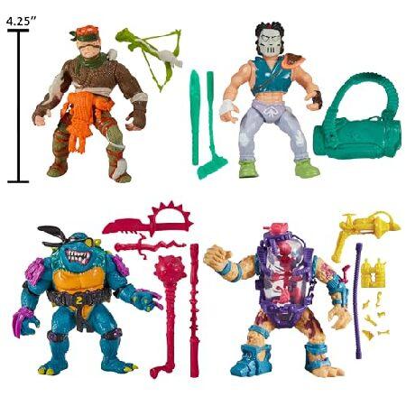 Playmates Toysのティーンエイジ・ミュータント・ニンジャ・タートルズ クラシックミュータント4個パック_1