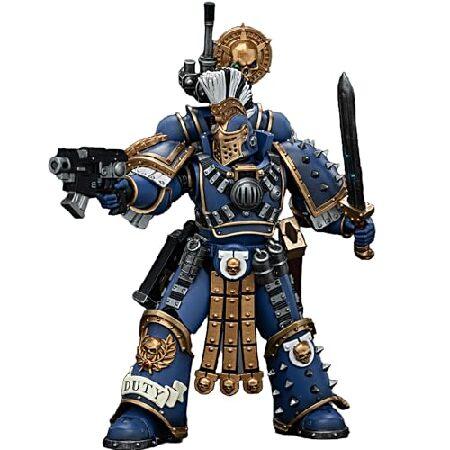 JOYTOY 1/18 アクションフィギュア ウォーハンマー 40K ウルトラマリン Remus Ventanus 予約注文 5.4インチ コレクター向けギフト、15歳以上の子供と大人向けのの画像