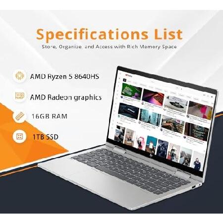 HP Envy 2in1 Ryzen ５オフィス2024永続　バッテリー100% エイチピー HP Envy 2024 14