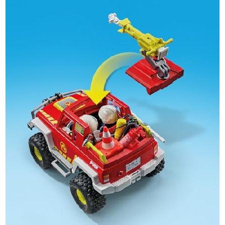PLAYMOBIL Action Heroes 71824 Fire Truck Fire Engine Toy Car Toy for Children from 4 Years_1