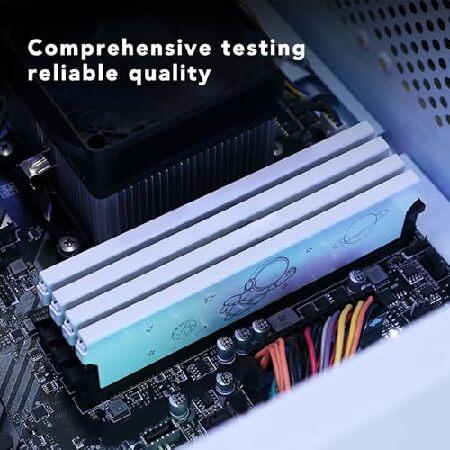 DDR4 Desktop Computer Memory， DDR4 RAM XMP Memory Module for Intel and AMD， Desktop Computer Gaming Memory (DDR4 3200MHz 16GB (2x8GB))_1