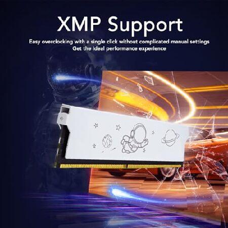 DDR4 Desktop Computer Memory， DDR4 RAM XMP Memory Module for Intel and AMD， Desktop Computer Gaming Memory (DDR4 3200MHz 16GB (2x8GB))_2