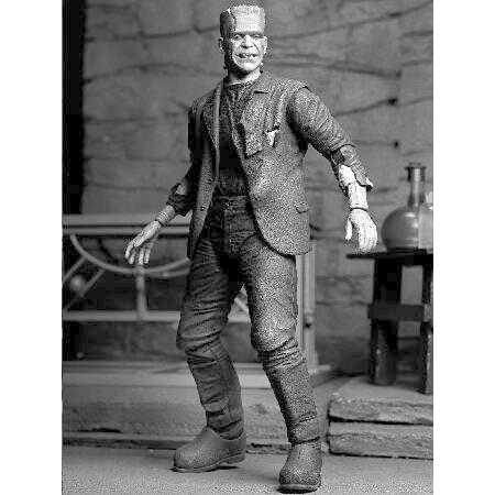 NECA（ネカ） 究極のフランケンシュタインの怪物(B＆W) - 7インチ