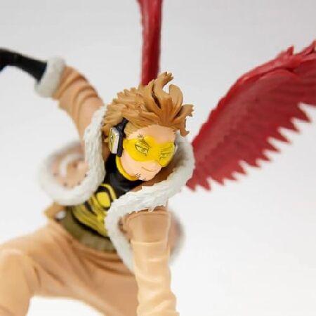 MABAIUDE MHAホークスフィギュア、MHAフィギュアスタチューアニメアクションフィギュア彫刻MHAハンドメイドコレクションモデルデスクトップディスプレイデコレー_2