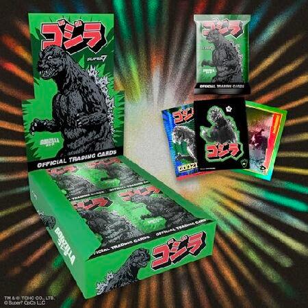 Super7 東宝フォイルパックトレーディングカード 昭和シリーズ1 箱入りPDQアクションフィギュア トレーディングカード24枚パックの画像