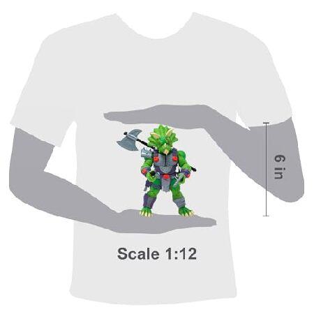 ボスファイトスタジオ サウロゾイックウォリアーウェーブ1、4個セット - トライアックススキーバー、MARRオシス、レンジブラキオン、セラトプシアンガード - アの画像
