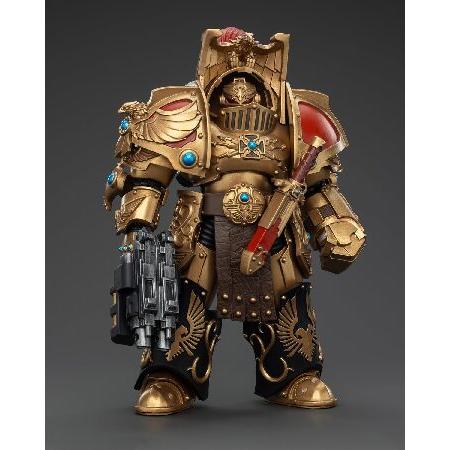 Pipigirl JoyToy ウォーハンマー 40K 純正ライセンス 1:18 アクションフィギュア Legio Custodes Aquilon Terminator Squad Aquilon Lastrum Storm Bolter付き 5 |  | 03