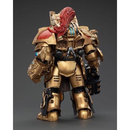 Pipigirl JoyToy ウォーハンマー 40K 純正ライセンス 1:18 アクションフィギュア Legio Custodes Aquilon Terminator Squad Aquilon Lastrum Storm Bolter付き 5 |  | 04
