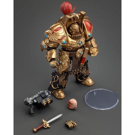 Pipigirl JoyToy ウォーハンマー 40K 純正ライセンス 1:18 アクションフィギュア Legio Custodes Aquilon Terminator Squad Aquilon Lastrum Storm Bolter付き 5 |  | 05