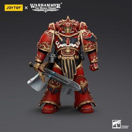 JOYTOY Warhammer 40K 1/18 Action Figures Blood Angels Legion Praetor with Paragon Blade Collectible Modelの画像