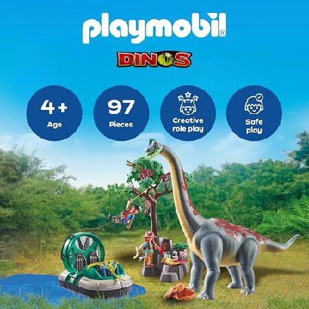 Playmobil Brachiosaurus with Hovercraft