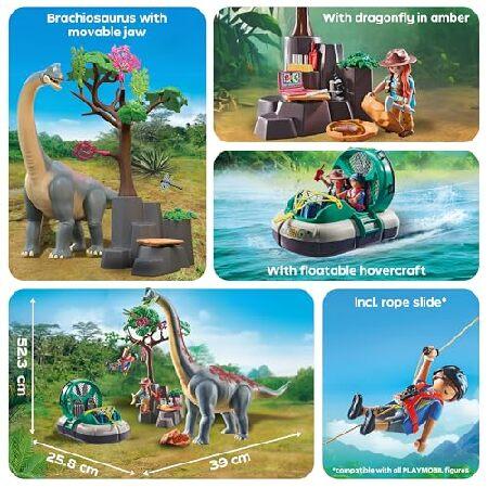 Playmobil Brachiosaurus with Hovercraft
