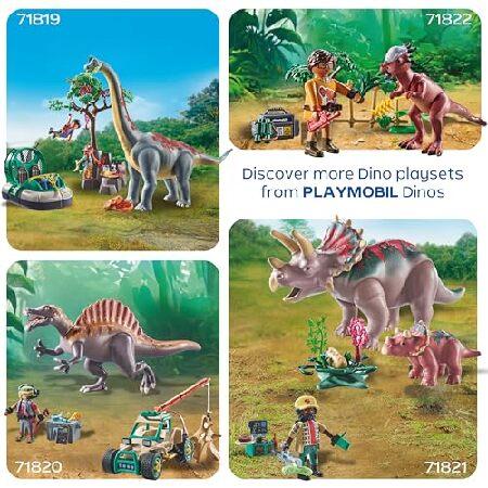 Playmobil Brachiosaurus with Hovercraft