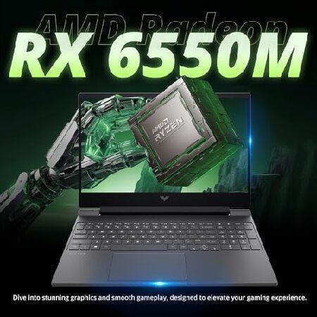 Victus 15.6" Gaming Laptop, 144Hz FHD IPS Display, AMD Ryzen 5 7535HS, 64GB DDR5, 2TB SSD, AMD Radeon RX 6550M, Backlit Keyboard, Wi-Fi 6, Win 11, 【持っ】