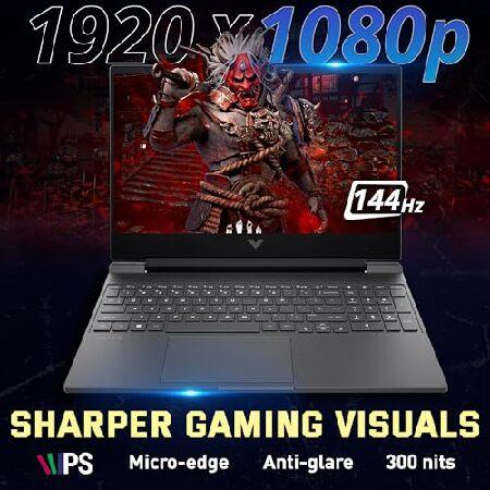 Victus 15.6" Gaming Laptop, 144Hz FHD IPS Display, AMD Ryzen 5 7535HS, 64GB DDR5, 2TB SSD, AMD Radeon RX 6550M, Backlit Keyboard, Wi-Fi 6, Win 11, 【持っ】