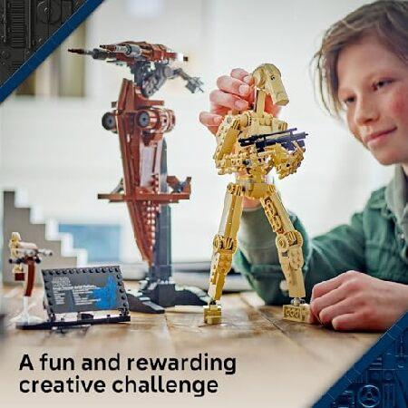 レゴ LEGO Star Wars: The Phantom Menace Battle Droid with STAP - Building ＆ Learning Toy for Boys ＆ Girls， Ages 12+ - Star Wars Toy ＆ Model Kit - G_2