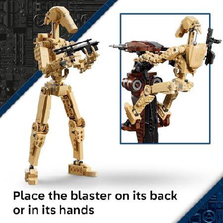 レゴ LEGO Star Wars: The Phantom Menace Battle Droid with STAP - Building ＆ Learning Toy for Boys ＆ Girls， Ages 12+ - Star Wars Toy ＆ Model Kit - G_4