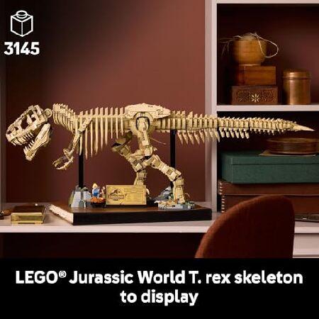 レゴ LEGO Jurassic World Dinosaur Fossils: Tyrannosaurus Rex - Building Set for Adults, Ages 18+ - Gift for Christmas - Collectible Home Decor for Bedの画像