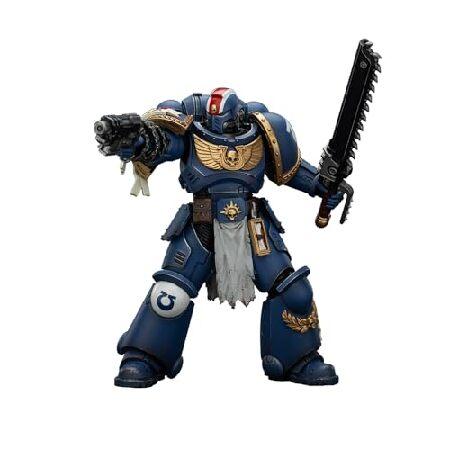 JOYTOY ウォーハンマー 40k スペースマリン2、1/18 ウルトラマリン中尉