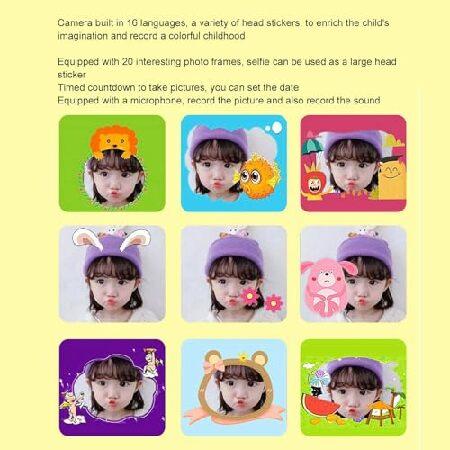 Kids Instant Camera 12MP 8X Zoom Dual Camera Support APP 800MAh Rechargeable Kids Digital Camera for Printing_1