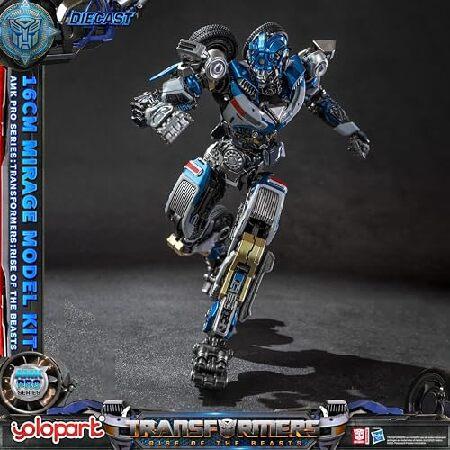 YOLOPARK ミラージュ トランスフォーマー おもちゃ AMK PROシリーズ トランスフォーマー:ライズ・オブ・ザ・ビースト アクションフィギュア 高関節6.3インチモデ_2