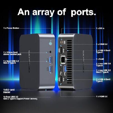 GEEKOM GT13 Pro i9 Mini PC, 13th Gen Intel i9-13900H Computers(14C