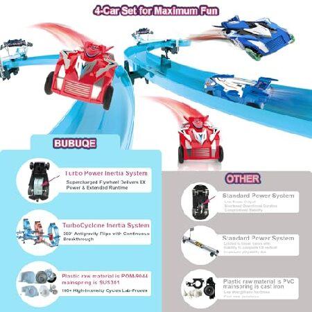 スロットカーレーストラックセット スーパープルバックレーシングカー4