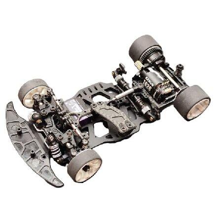 H*R様 電動ラジコンカー シャーシ ブラック Helidirect Atomic MRX Master Edition Linkless 2WD Chassis Without