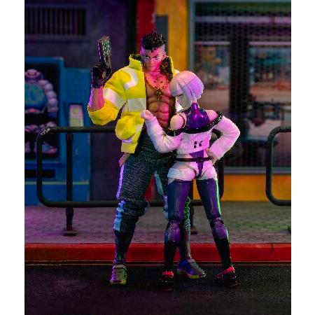 Jada Cyberpunk Edgerunners Lucy - 1:12 Scale Action Figure - 5.7” Highly Articulated Collectible with Accessories - Ages 15+ - Soft Goods Jacket， Det_3