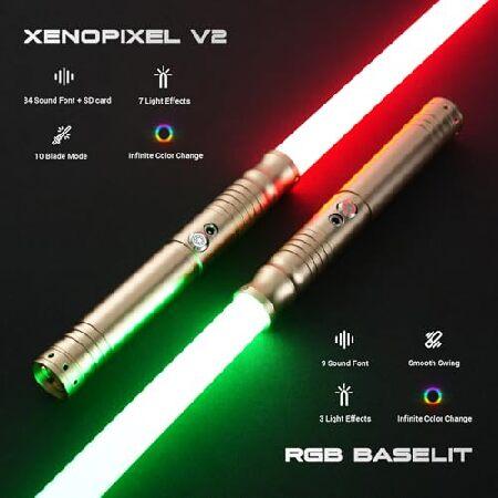 DAMIENSABER ライトセーバー 2個パック Xenopixel V2 34サウンド