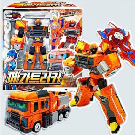 メタルカードボット メガ トラッカー オレンジ トラック 変形ロボット