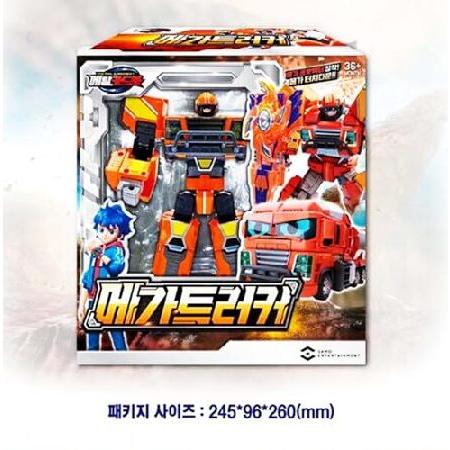 メタルカードボット メガ トラッカー オレンジ トラック 変形ロボット