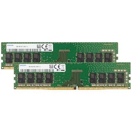 メモリー Samsung 16GB (2x8GB) DDR4 Samsung 16GB (2x8GB) DDR4 2400MHz PC4-19200 (PC4-2400T) CL17 UDIMM