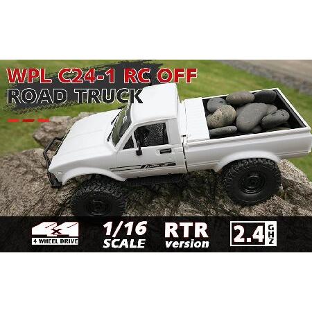 WPL C24-1 RCロッククローラー 4x4 ラジコントラック オフロード 1/16