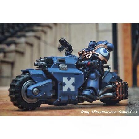 JoyToy ウォーハンマー 40K アクションフィギュア 1:18 ウルトラマリン オートバイ アウトライダー 車両モデル おもちゃ マッチング_4