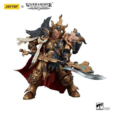 JOYTOY Warhammer The Horus Heresy Legio Custodes Constantin Valdor， Captain-General of The Legio Custodes 1/18 7.2in Action Figure with Exquisite Desi_2