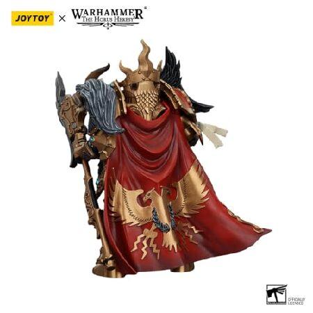 JOYTOY Warhammer The Horus Heresy Legio Custodes Constantin Valdor， Captain-General of The Legio Custodes 1/18 7.2in Action Figure with Exquisite Desi_3