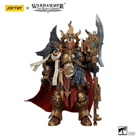 JOYTOY Warhammer The Horus Heresy Legio Custodes Constantin Valdor， Captain-General of The Legio Custodes 1/18 7.2in Action Figure with Exquisite Desi_5