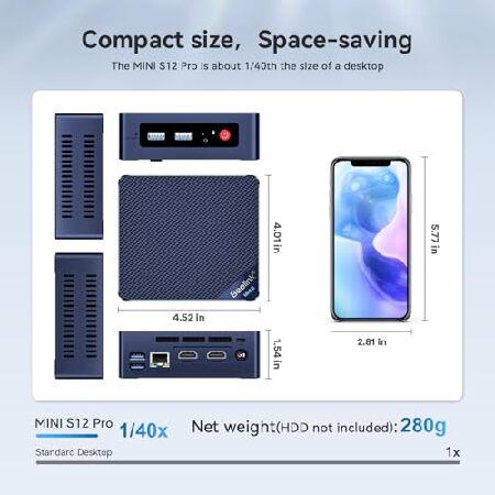 Beelink MINI S12 PRO ミニPC N100 16GB Beelink Mini PC、Mini S12 Pro Intel 第12世代 4-Core N100(最大3.4