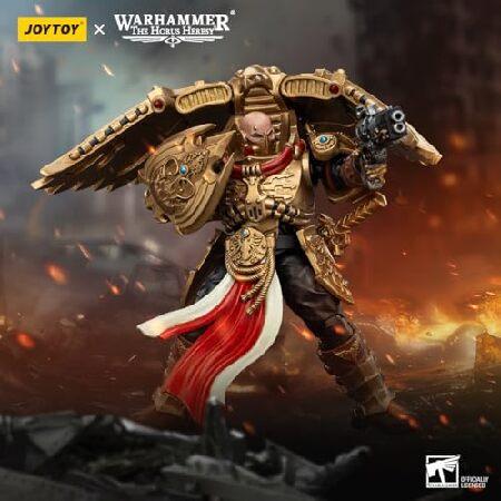 JOYTOY ウォーハンマー 40k 1/18 アクションフィギュア レジオ・カストディアン ヴェナタリ スクワッド ヴェナタリ ケネティック・デストロイヤー2個付き コレクの画像