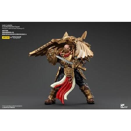 JOYTOY ウォーハンマー 40k 1/18 アクションフィギュア レジオ・カストディアン ヴェナタリ スクワッド ヴェナタリ ケネティック・デストロイヤー2個付き コレクの画像