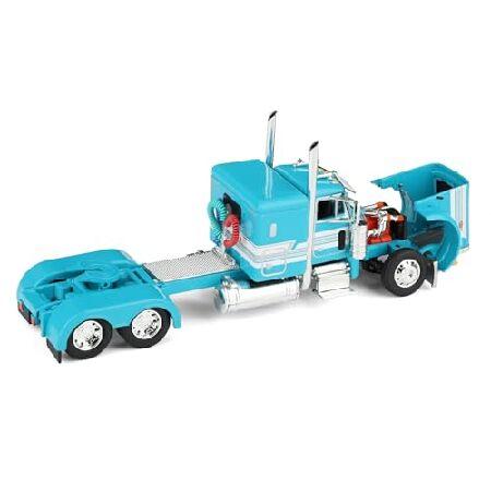 First Gear DCP 1/64 ティール ピータービルト 379 48インチ フラット