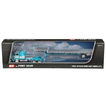 First Gear DCP 1/64 ティール ピータービルト 379 48インチ フラット
