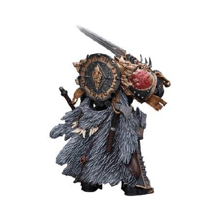 JOYTOY1/18 ウォーハンマー ホルス 異端 アクションフィギュア 宇宙オオカミ レマン ラス 第VIth Legion コレクションモデル 誕生日プレゼント 7.1インチ 15歳以_1