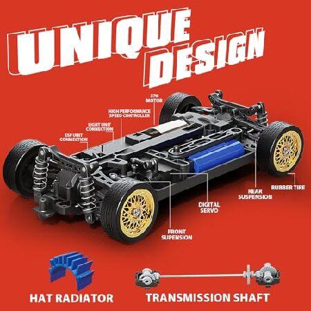 Sakeye ラジコンドリフトカー ジャイロ付き 高速RCカー 大人用 50KM/h
