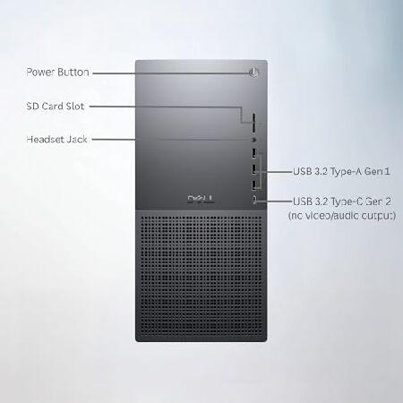 Dell Tower Plus EBT2250 Desktop Computer - Series 2 Intel Core Ultra 7 265 20-Core Processor up to 5.3 GHz， 16GB DDR5 RAM， 512GB NVMe SSD， Intel UHD G
