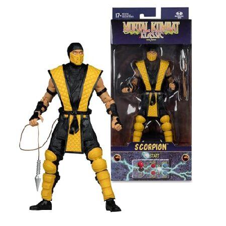 マクファーレン・トイズ モータルコンバット フィギュア スコーピオン McFarlane Toys- モータルコンバット クラシックスコーピオン 7インチ