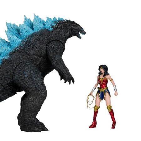 【未開封品、開封品】DCマルチバース 2個セット バットマン ワンダーウーマン McFarlane Toys- DCマルチバース ワンダーウーマン対ゴジラ