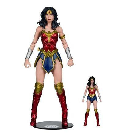 McFarlane Toys- DCマルチバース ワンダーウーマン対ゴジラ(ジャスティスリーグ対ゴジラ) 2個パックの画像