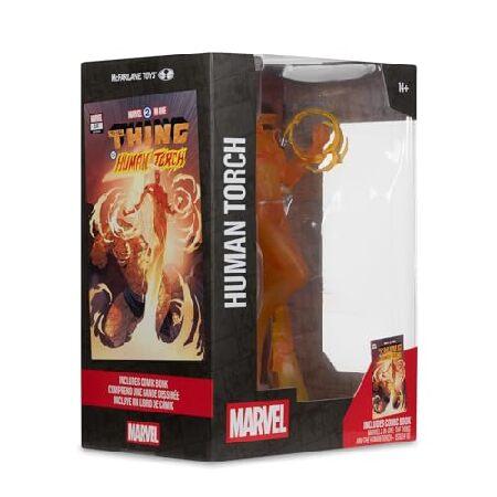 McFarlane Toys - マーベルヒューマントーチ 1:6スケール シーン付き